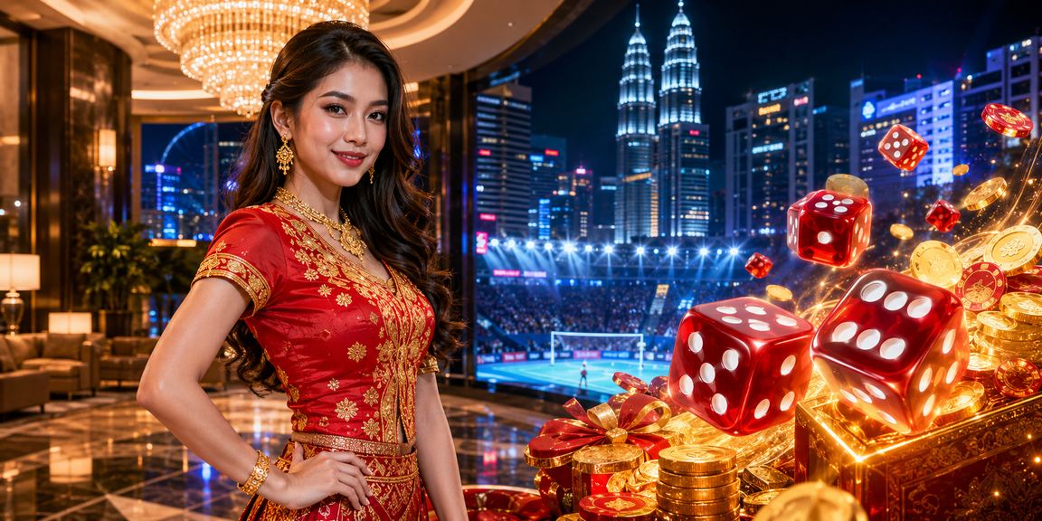 Permainan dadu dan peluang di Kuala Lumpur, konsep serupa dengan roulette dalam talian